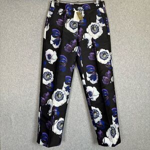 J. Crew Floral Poppy Patio Pants Womens 00 Preppy business